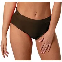 Aquarti Bikini-Hose Unterteil High Waist mit Umschlagbund