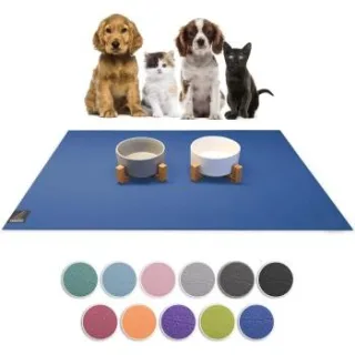 SANOZOO ® - Napfunterlage - Öko-Tex und Made in Germany blau 70 cm, 1,2 m