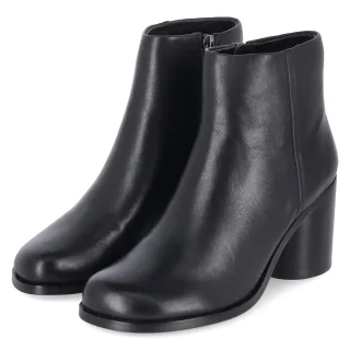 Bruno Premi Ankle Boots  Schwarz - Gr. 37 -  Leder und Textil