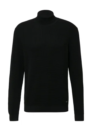 s.Oliver - Strickpullover schwarz - Gr. - XL