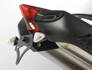 R&amp;G Kennzeichenhalter Heckumbau Aprilia Dorsoduro 750 /Factory &amp; 1200 Bj. 2008-2016 eintragungsfrei