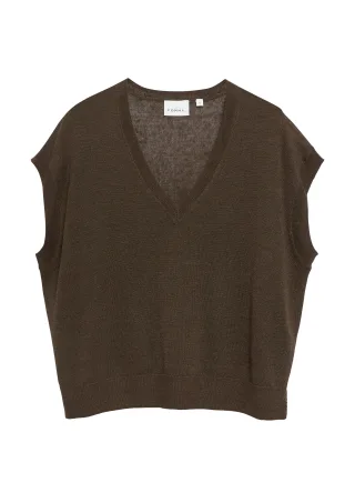 comma - Strickpullover braun - Gr. - S