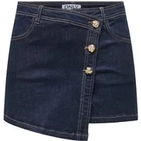 ONLY Jeansrock ONLLILLIE (1-tlg) Wickel-Design