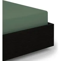 Heckett and Lane Spannbettlaken Elementi, Mako-Satin, Gummizug: rundum, (1 Stück), Laken aus 100% Baumwolle, hochwertiges Mako-Satin, Betttuch ab 90x200