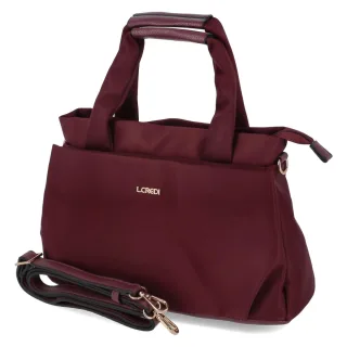 L.Credi Handtasche SAVITA - Gr.  - Rot - Textil & Synthetik