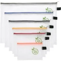 FOLDERSYS Aufbewahrungstasche FolderSys® 40600-94 Reißverschlussbeutel - 6er Set