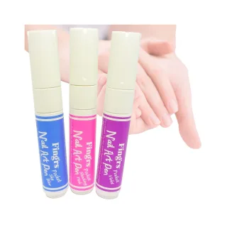 Fingrs Pocket Nail Art Pen Set 3 Stifte Maniküre Fingernägel Design Acryl