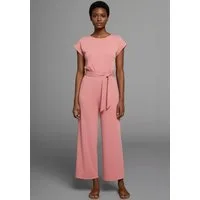 Laura Scott Jumpsuit im Basic-Stil, mit Bindegürtel, Halbarm-Design