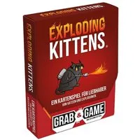 Asmodee Spiel Exploding Kittens: Grab & Game, Partyspiel