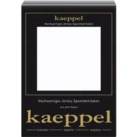 Kaeppel Spannbettlaken Single Jersey Mako Cotton, Jersey, Gummizug: rundum, (1 Stück), Bettlaken aus 100% Baumwolle
