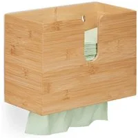 relaxdays Papiertuchspender Papierhandtuchspender Bambus, (1-tlg)