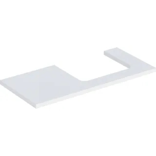 Geberit ONE Waschtisch-Platte, Ausschnitt rechts, für Aufsatzwaschtisch 505324002