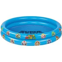 Happy People Planschbecken 2-Ring-Pool Super Mario 122x23cm, mit bedrucktem Boden
