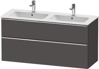 Duravit D-Neo Waschtischunterbau wandhängend Graphit Matt 1280x462x625 mm - DE4365010490000 DE4365010490000