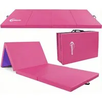 eyepower Weichbodenmatte 180 x 60 x 5 cm - XL Turnmatte für Zuhause - Faltbare Gymnastikmatte (1-St), Bodenturnmatte - Klappbare Fitnessmatte - Fallschutzmatte für Kinder