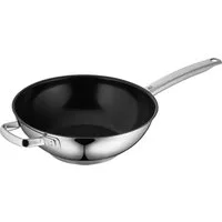 WMF Wok Durado Wokpfanne Induktion Ø 28 cm, keramische Antihaftbeschichtung, Cromargan® Edelstahl Rostfrei 18/10, backofengeeignet, braten ohne Ankleben, für alle Herdarten geeignet