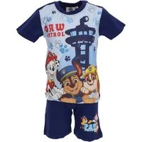 PAW PATROL Pyjama Shortama – Kinderpyjama & Sommer Schlafanzug aus 100% Baumwolle