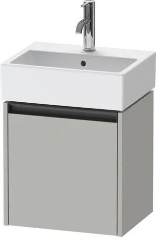 Duravit Ketho.2 Waschtischunterbau wandhängend Betongrau Matt 434x338x440 mm - K25070L07070000 K25070L07070000
