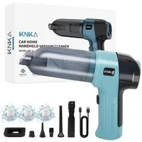 KNKA PRO Akku-Handstaubsauger 3 IN 1 Kabelloser Handstaubsauger, 9000PA, 120,00 W, beutellos, Autostaubsauger mit Bürstenlosem Motor und Filter, für Auto,Zuhause
