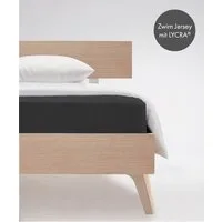 fleuresse Spannbettlaken Comfort, Jersey-Elasthan, Gummizug: rundum, (1 Stück), langlebig & bügelfrei,Perfekte Passform durch POWER-STRETCH