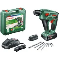Bosch Home & Garden Akku-Bohrhammer Uneo Maxx, max. 900 U/min, (Set), inkl. 1 Akku, Ladegerät, Koffer