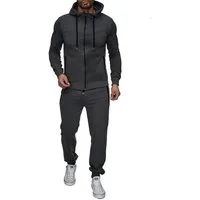 Reslad Jogginganzug Reslad Jogginganzug Herren Sweat Sportanzug Jogginghose + Oberteil, Sweatjacke + Jogginghose Trainingsanzug SET