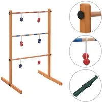 vidaXL Leitergolf Holz Konstruktions-Spielset