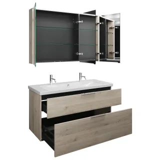 Burgbad SET Eqio Eiche Dekor Flanelle/Alpinweiss, SFAO123LF2632C0001 SFAO123LF2632C0001