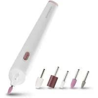 medisana Maniküre-Pediküre-Set MP 900, 5-tlg., 5 Aufsätze, für Nägel, Nagelhaut und Hornhaut, batteriebetrieben