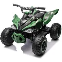 LALAHO Elektro-Kinderquad Kinder Quad Elektro, Elektro-Kinderquad, 12V, langsamer Start, Musik, LED, 12Vlangsamer Start,35WInklusive Akku und Ladegerät