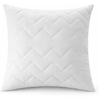 SEI Design Microfaserkissen Kopfkissen Kissen Zierkissen Sofakissen Nackenstützkissen 80x80, Füllung: 100% Mikrofaser, Bezug: 100% Polyester, Seitenschläfer, Rückenschläfer, Bauchschläfer, Kissen, Steppkissen, gesteppt mit Reißverschluss 95°C waschba