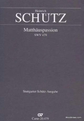 CARUS SCHUTZ H. - MATTHAUSPASSION SWV 479