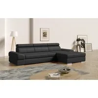 sit&more Ecksofa Broadway L-Form, inklusive Kopfteilverstellung, wahlweise mit Bettfunktion