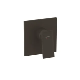 KLUDI-DECUS Unterputz-Brause-Einhandmischer, Feinbau-Set mit Funktionseinheit mattschwarz 547553975