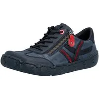 Rieker Sneaker Schnürschuh, Halbschuh, Freizeitschuh mit Ziernähte
