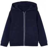 vertbaudet Sweatjacke Kapuzensweatjacke Mädchen BASIC
