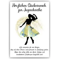 Tigerlino Poster Geldgeschenk zur Jugendweihe Geschenkidee Mädchen