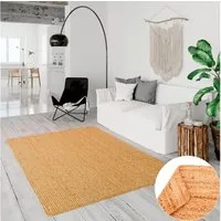 OTTO home Teppich Bjarka, Handwebteppich, rechteckig, Höhe: 10 mm, meliert, 100% Jute, handgewebt, auch als Läufer & in rund erhältlich