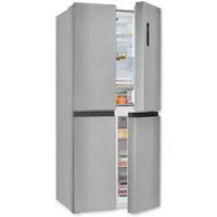 exquisit Multi Door MD425-150-040C inoxlook, 180 cm hoch, 79 cm breit