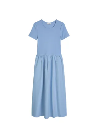Marc OPolo DENIM - Jerseykleid flared Flaxflower Blue - Gr. - S