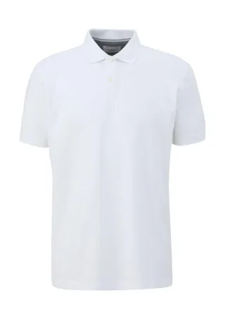 s.Oliver Red Label - Poloshirt aus Baumwolle weiß - Gr. - XL