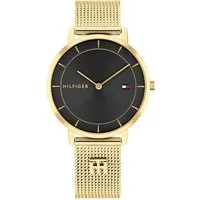 Tommy Hilfiger Quarzuhr TEA 1782739, Armbanduhr, Damenuhr, Edelstahlarmband, analog