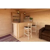 Nordic Holz Bartisch Barelement, BxTxH: 200x103x75 cm