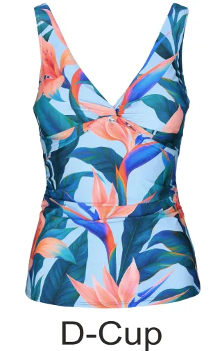 IN LINEA - Da.-Tankinitop blue coral