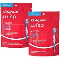 Colgate Zahnpasta Colgate Wisp Mini-Bürste, tragbar, Weiß, Coolmint, 24 Stück, (2-St)