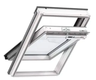 VELUX Holz GGL 2070 weiß lackiert Dachfenster mit Thermo-Verglasung – inkl. Eindeckrahmen