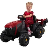 Actionbikes Motors Elektro-Kindertraktor Kinder Traktor mit Anhänger & Fernbedienung, Traktor für Kinder, Kindertraktor, Elektro Traktor