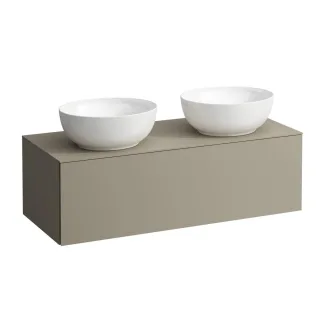 LAUFEN Waschtischunterschrank und Waschtischplatte ALESSI 500x1200x370 H4303140972701