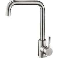HAC24 Küchenarmatur Niederdruckarmatur Einhandmischer Armatur Spültischarmatur Küche Edelstahl, Matt