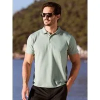 LERROS Poloshirt Poloshirt in weicher Seersucker-Qualität mit Brusttasche